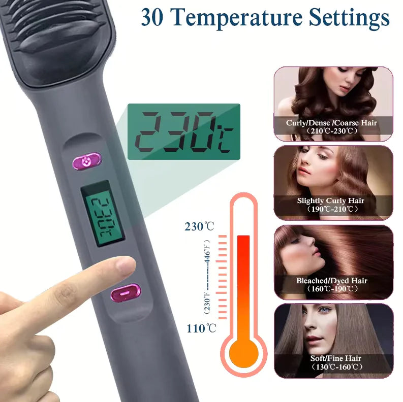 Electric Hair Straightening Comb