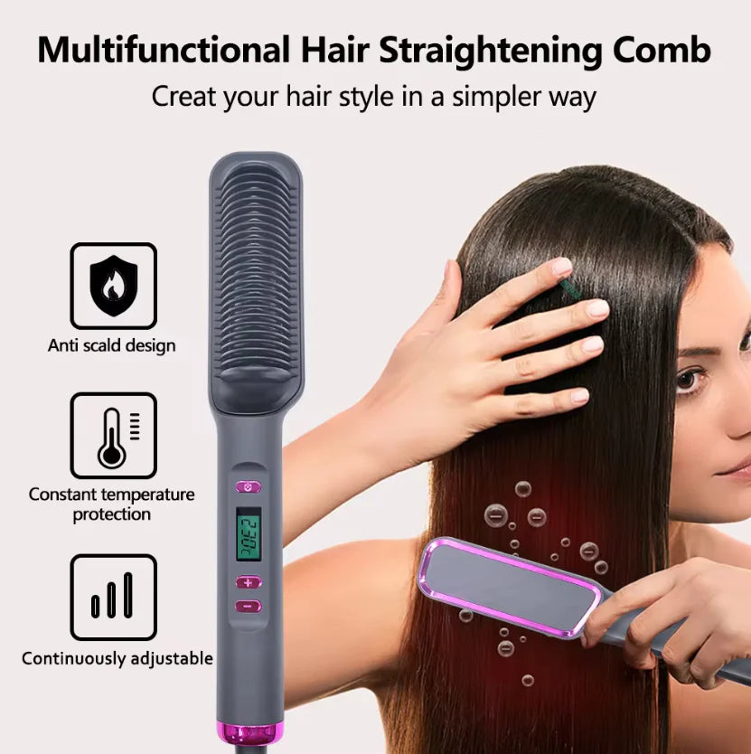 Electric Hair Straightening Comb