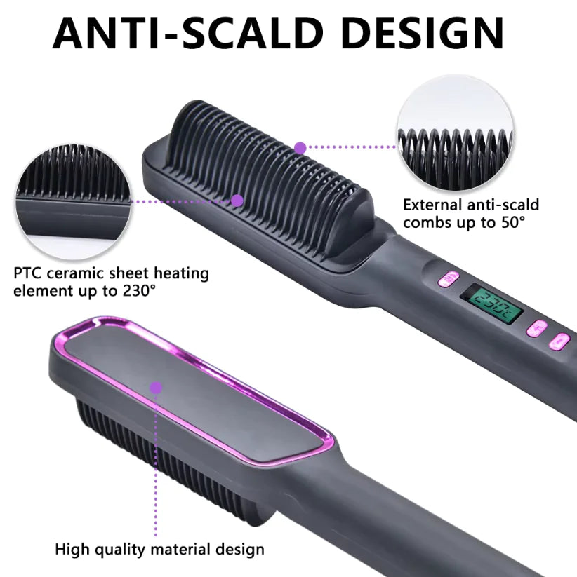 Electric Hair Straightening Comb